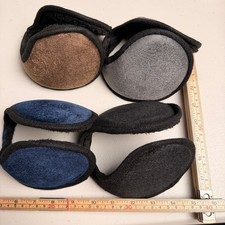 4 Pack Kids Fleece Ear Muffs Multicolor Winter Warm Ear Warmers Ski Snowboard