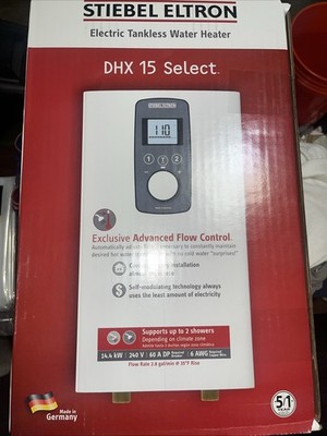 NEW! Stiebel Eltron DHX 15 Select Tankless Water Heater #204812