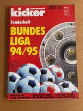 Kicker Fussball Bundesliga Sonderheft 1994 / 1995 mit Stecktabelle