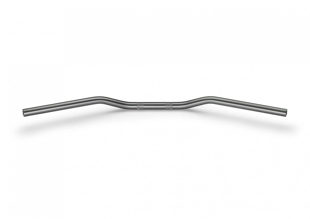 Guidon moto ABM Streetbike gris anthracite 22.2mm de diametre et 74cm de largeur