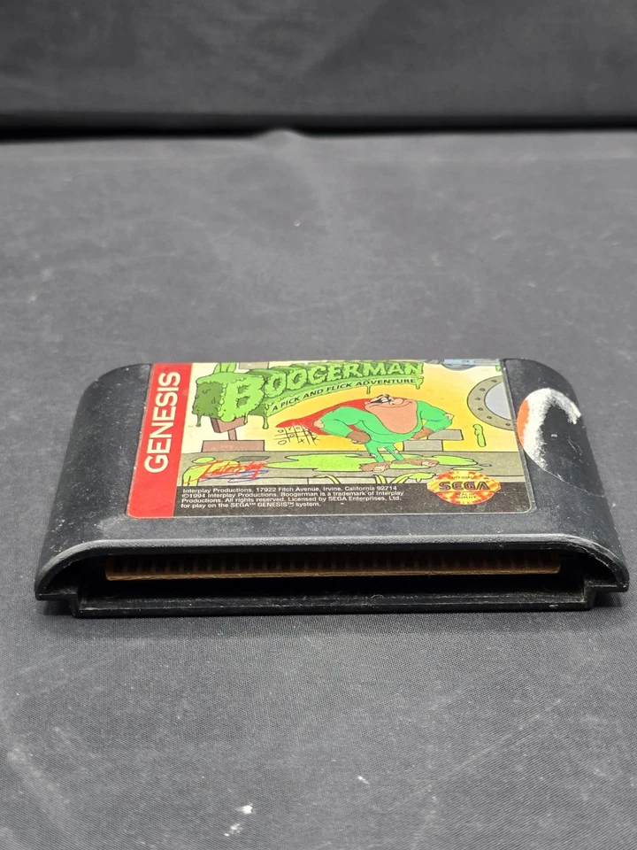 Boogerman: A Pick and Flick Adventure (Sega Genesis 1994) Cartridge Only Tested  - Image 4 of 4