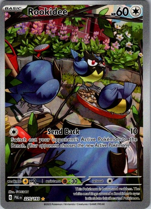 Rookidee 225/193 Illustration Rare Paldea Evolved Pokemon Holo Near Mint GOSSAN