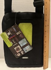 Cocoon Black Lime Green Messenger Sling for A...