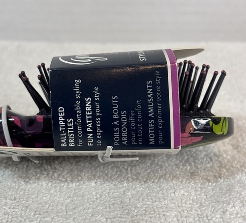 Goody Stylista Victorian Ball Tipped Bristle Vent Hair Brush Purse Size 6 7/8” - Picture 5 of 7
