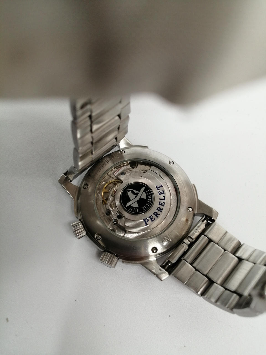 Perrelet Air Zermatt II Automatic Black Dial Analog Watch Pre