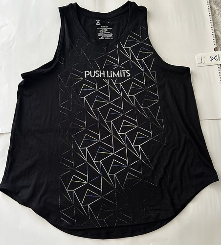 Xersion Black Quick dri tank top Size Large NWT $32