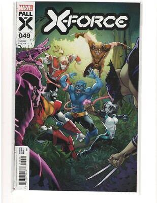 X-Force (Volume 6) #49 Wolverine Fall of X Beast Domino Deadpool Colossus 9.6