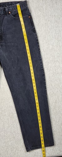 Levi's 550 Herren Vintage schwarz Baumwolle Denim Jeans 38x32 (37,5x31) entspannt USA - Bild 3 von 12