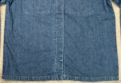 Harley Davidson Women's Vtg Snap Button Long Sleeve Denim Shirt Size Large - Picture 2 of 15