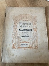 Symphonien L. Van Beethoven Piano Solo