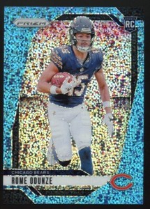 2024 Panini Prizm Rome Odunze #385 Blue Sparkle #'d 42/96 Chicago Bears!