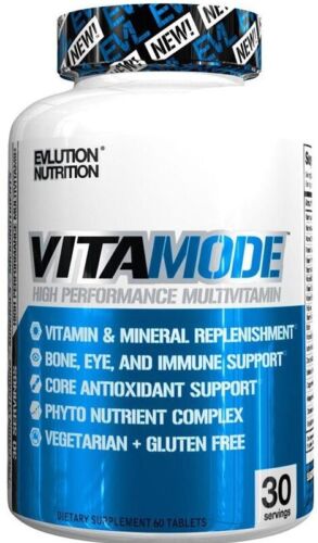 EVLution Nutrition Vitamode Osso,Occhio,& Supporto Immunitario senza Glutine 60 - Photo 1 sur 1