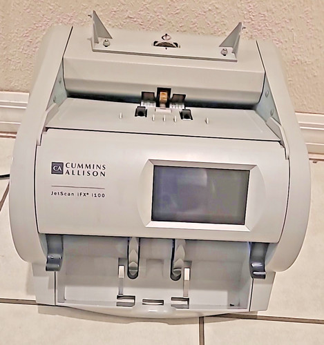 CUMMINS ALLISON Jetscan iFX i100 Currency  Counter (Read Description )#2