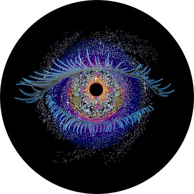 Cosmic Eye Celestial Spare Tire Cover All Sizes Available-back up camera option