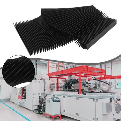 CNC Maschinenschutz Staubtuch Flexibel Schutz Flach Akkordeon Faltenbalg Abdeckung - Bild 21 von 86