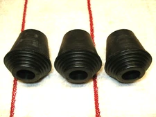 (3) 10.5mm Threaded Rubber Tips Feet. fl tom bass drum leg. UNBRANDED. fits Tama