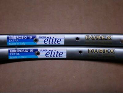 Autocollants Pour Roues Ambrosio Super Elite 19 - X2, Noirs, Neufs