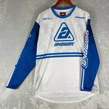 Answer Racing MX Offroad Long Sleeve Jersey Men’s Large Blue White