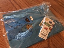 Kaws x Uniqlo Sesame Street Cookie Monster T-Shirt Kids Age 9-10 Blue New Tee