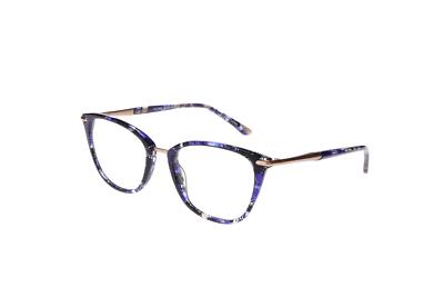 NEW Thin & Light QUILL Blue SPARROW Eyeglasses 49/18/140 with Case