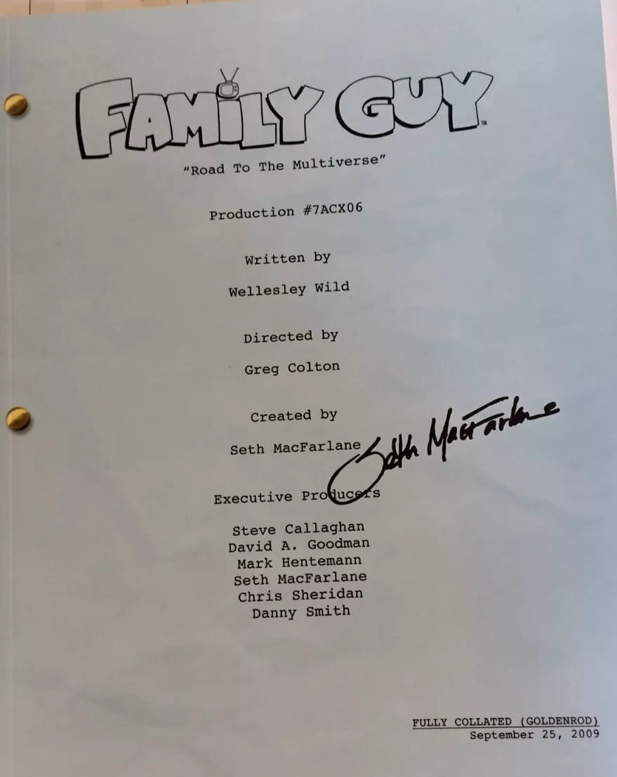 Family Guy Script