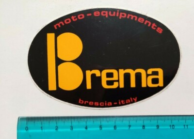 MOTORCYCLE STICKER BREMA BRESCIA STICKER STICKER STICKER VINTAGE 80s ORIGINAL