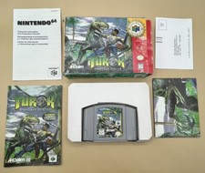 TUROK: DINOSAUR HUNTER (NINTENDO 64, 1997) W/ BOX & MANUAL (MVP019422)