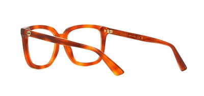 Gucci GG1319O 002 Square Eyeglasses – Blonde Havana 53mm Gucci GG1319O Havana (002) Sunglasses | eBay main image 2