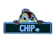 Chip & Dale - Chip Road Street Sign Individual Disney Park Trading Pin ~ New