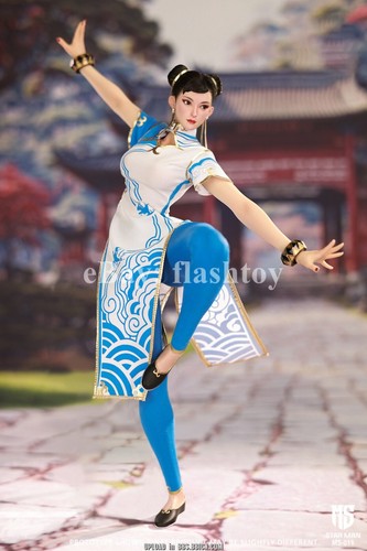 STAR MAN MS-011 1/6 Female Fighter ChunLi 12" Collectible Action Figure Model - Picture 6 of 20