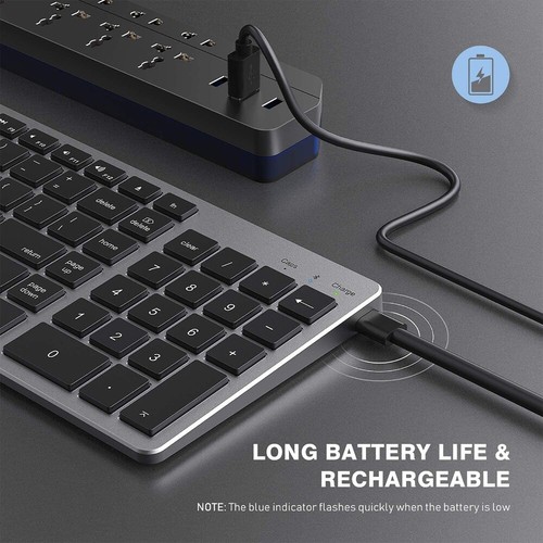 Keyboard For OS Macbook Imac Mac bluetooth Wireless Compatible with WINDOWS Andr - Picture 12 of 18
