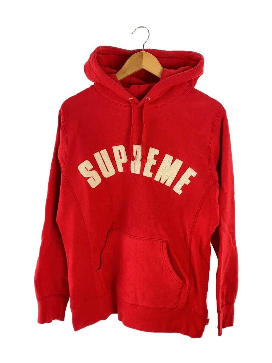 Sweat à capuche zippé Supreme rouge M occasion