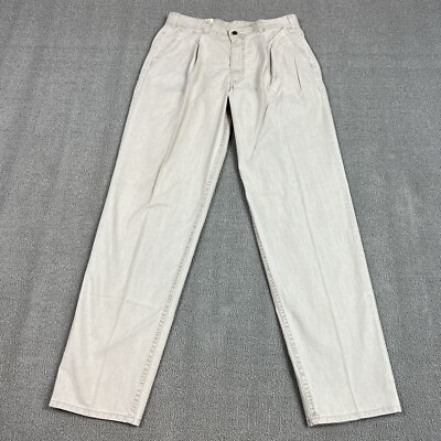 Vintage 80's Levis Silver Tab Pants Men's 34x34 USA NOS Loose Fit Baggy 90's