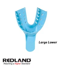 REDLAND Impression Trays #2 Large Lower Perforated 12 Pieces/Bag
