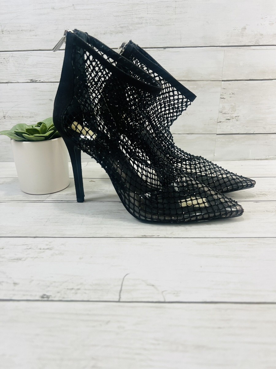 Charles By Charles David Afterhours Rhinestone Mesh Bootie Size 7M High  Heel | eBay