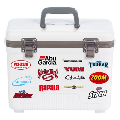PAIR Of Rapala Fishing Graphic Decals – 2" X 6" Vinyl Stickers For Boat, Tackle Box, Car