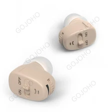 MiNi Digital Invisible Hearing Aids Small Sound Voice Amplifier Enhancer L/R