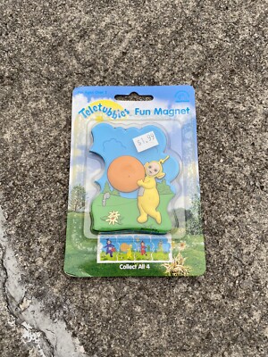 Rare Teletubbies Laa-Laa Fun 3D Magnet Applause New Sealed In Package #2 J2