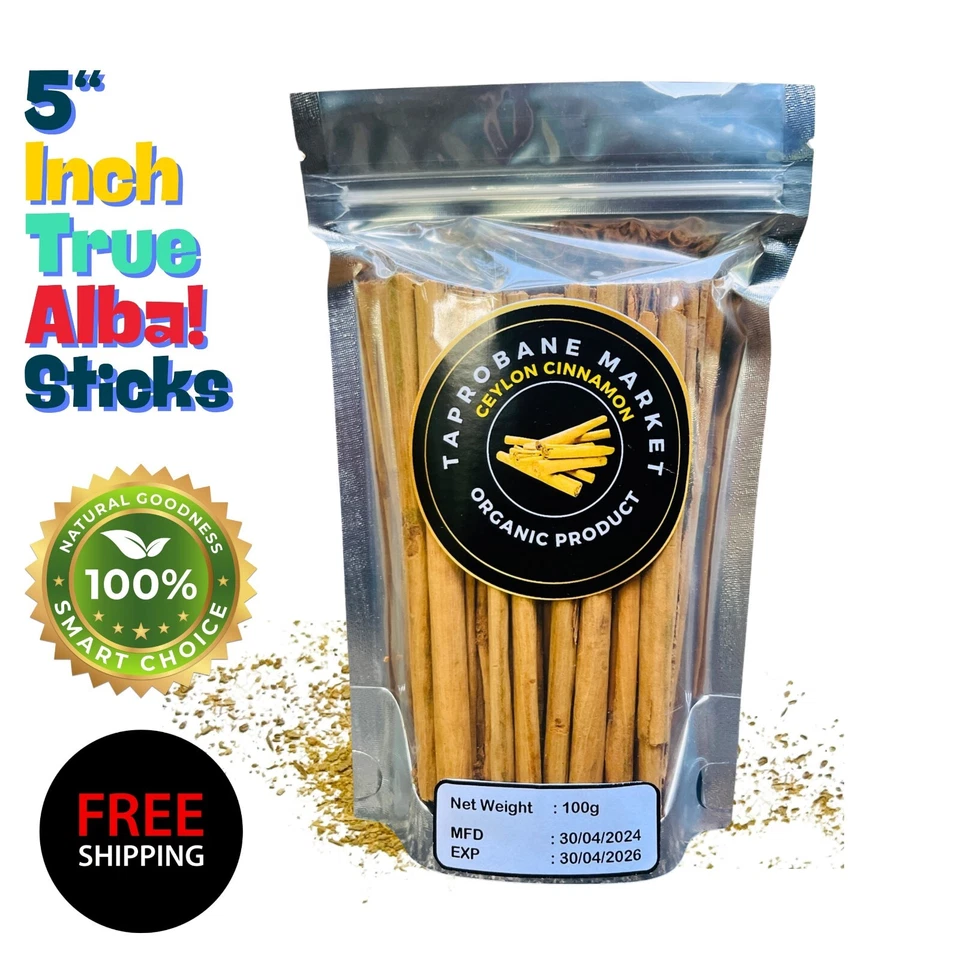 Palitos de canela de Ceilán de Sri Lanka 100 % puros orgánicos palitos de canela verdaderos Foto 4 de 4