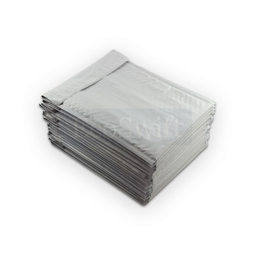 18000 #0000 4 x 6 EcoSwift Full PALLET Poly Bubble Mailers Padded Envelope Bags - Picture 2 of 6