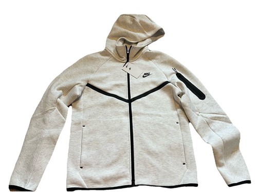 Sudadera con capucha Nike Tech Fleece Windrunner cremallera completa abedul brezo para hombre pequeña HV0949 051 - Imagen 1 de 6