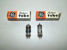 NOS GE Electronic Vacuum Tubes 12AF6 & 4CB6 *UNTESTED* FREE SHIPPING!