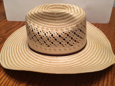 size 8 straw cowboy hat