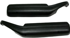1978 - 1982 Corvette Door Panel Armrest Arm Rest Door Pulls Pair Black C3 NEW