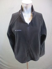 Columbia Size M Womens Black Full Zip Stand Collar Pocket Athletic Jacket 068