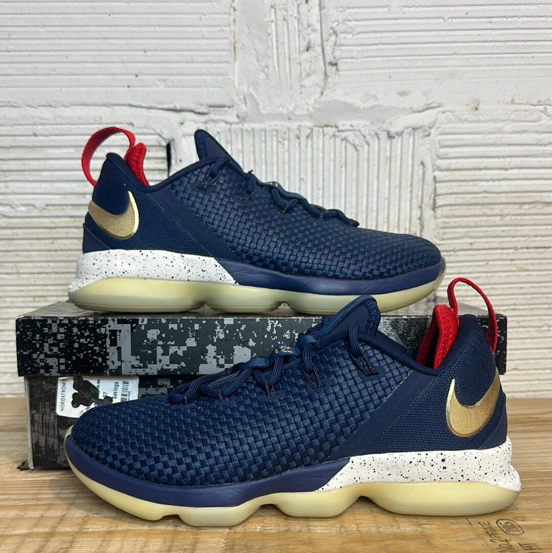NIKE レブロン 14 LOW EP Nike LeBron 14 Low Midnight Navy Sz 8.5 | eBay