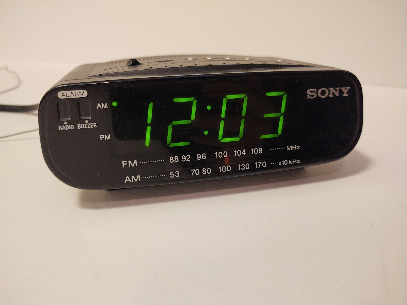 Sony Dream Machine AM/FM Clock Radio Model ICFC212 eBay