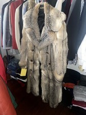 Full Length Rare Men s Magellan Fox Fur Coat Sz 40 Perfect