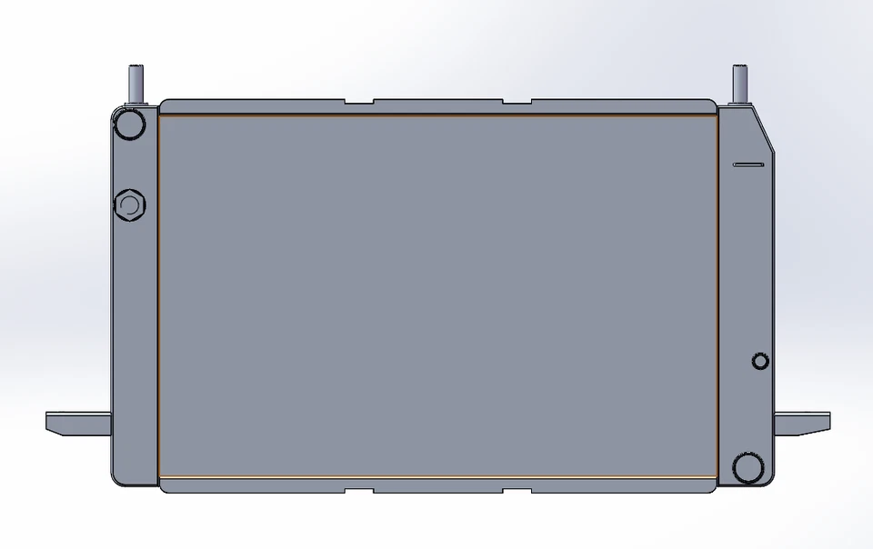 Radiador de aluminio nuevo 85 GB8005GE 1 PIEZA PARA FORD SCORPIO I 85-94 FORD GRANADA Foto 3 de 3