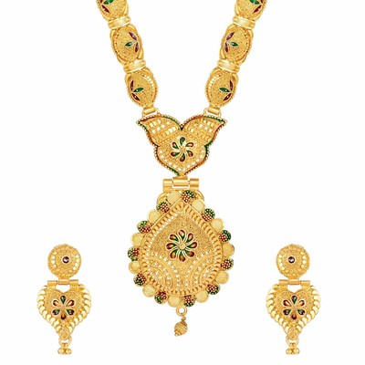 Women Traditional One Gram Gold Plated 